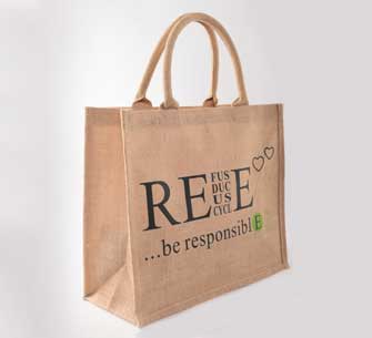 Jute Shopper Bag