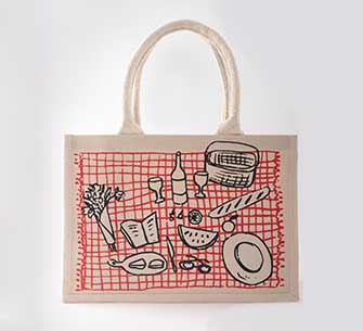 Jute Lunch box bag