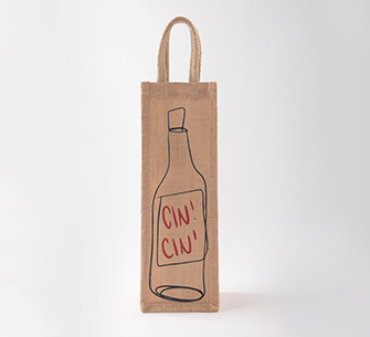 Jute Wine Bottle Bag