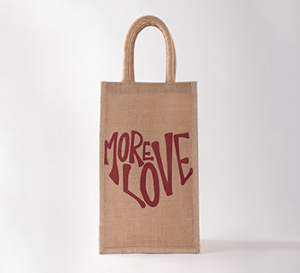 Jute Wine Bag