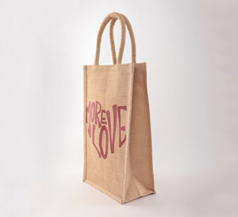 Jute Wine Bag